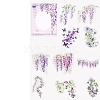 20Pcs 10 Styles PET Plastic Sticker PW-WG965B8-01-1