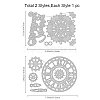 Carbon Steel Cutting Dies Stencils DIY-WH0309-399-6