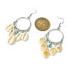 Alloy Dangle Earrings EJEW-TA00287-3