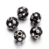 Handmade Indonesia Round Beads IPDL-O003-01A-1