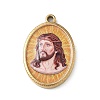 304 Stainless Steel Printed Religion Pendants STAS-G387-03G-2