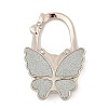 Glitter Butterfly Zinc Alloy Crystal Rhinestone Bag Hanger BAGH-F001-A06-1