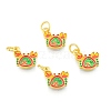 Alloy Enamel Charm PALLOY-P285-19MG-01-3