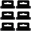 80Pcs Rectangle PP with PE Hanging Tabs KY-CP0001-35A-8