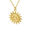 Stylish Stainless Steel Sun Pendant Necklaces for Women EQ3081-2-1