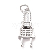 Eco-Friendly Brass Micro Pave Cubic Zirconia Pendants KK-K268-16P-3