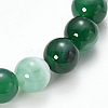 Natural Striped Agate/Banded Agate Beaded Stretch Bracelets BJEW-Q692-03G-2