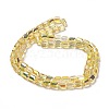 Electroplate Glass Beads X1-EGLA-D030-19G-2