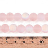 Frosted Transparent Glass Beads Strands LS-GLAA-T032-T10mm-MBB10-4