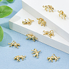 12Pcs Rack Plating Brass Pendants KK-HS0001-27-4