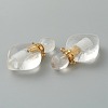 Natural Quartz Crystal Pendants G-B009-25G-C-2