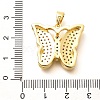 Brass Micro Pave Cubic Zirconia Pendants KK-G519-15G-02-3