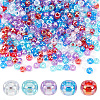 ARRICRAFT 500Pcs 5 Colors Transparent Acrylic European Beads TACR-AR0001-21-1