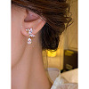 5 Pairs Alloy Dangle Stud Earrings FS-WG460F5-01-4
