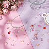 210Pcs 14 Styles Glass Charms FIND-PH0025-34-4