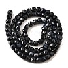 Natural Black Sapphire Beads Strands G-G259-C02-4x4mm-3