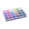 138g 23Colors Transparent Acrylic Beads TACR-FS0001-69-7