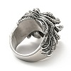 316 Stainless Steel Ring RJEW-C030-06C-AS-3