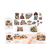 15Pcs Travel Theme DIY Picture Stickers STIC-U004-03E-1