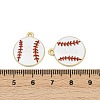 Alloy Enamel Pendants ENAM-V001-01J-G-3