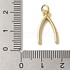 Rack Plating Brass Micro Pave Cubic  Zirconia Pendant KK-U027-14G-3