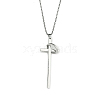 Non-Tarnish 201 Stainless Steel Pendant Necklaces NJEW-C034-43D-P-1