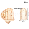 Wooden Fairy Door Decoration WOOD-NB0001-32-7