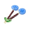 4Pcs Acrylic Sewing Buttons Pendants PALLOY-JF04201-5