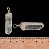 Natural Quartz Crystal Big Pointed Pendants G-P253-01P-3