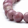 Natural Rhodonite Beads Strands G-S259-08-10mm-3