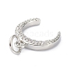 Brass Cubic Zirconia Charms ZIRC-C022-12P-3