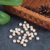 Unfinished Wood Beads WOOD-PH0008-19-WH-4