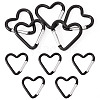 5Pcs Zinc Alloy Spring Gate Rings FIND-TA0009-73N-1