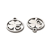 Non-Tarnish 316 Surgical Stainless Steel Charms STAS-H190-14P-04-2