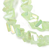 Electroplate Imitation Jade Glass Beads Strands EGLA-Q139-01A-B04-3