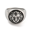 304 Stainless Steel Ring RJEW-B055-05AS-04-2