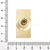 Wood Grain Brass Stamp Head AJEW-M036-03G-4