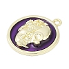 Alloy Enamel Pendants PALLOY-R151-66G-03-2