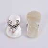 Natural White Shell Mother of Pearl Shell SSHEL-L008-33B-3