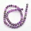 Natural & Dyed Gemstone Round Beads Strands X-G-D661-8mm-1-2