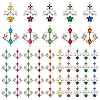   50Pcs 10 Style Alloy Enamel Chandelier Component Links ENAM-PH0002-59-1