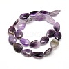 Natural Teardrop Amethyst Beads Strands G-L242-07-2