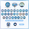 104Pcs 26 Styles Electroplated Glass Beads GLAA-PH0003-97B-4