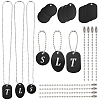 AHADERMAKER DIY Blank Pendant Necklace and Price Tag Making Kit DIY-GA0003-65-1