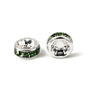 Brass Grade A Rhinestone Spacer Beads RB-A014-Z6mm-07S-2
