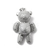 Brass Micro Pave Cubic Zirconia Pendants KK-G442-01P-01-2