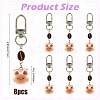 Acrylic & Resin Pendant Decorations HJEW-YW00349-2