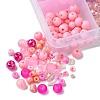 Transparent Glass Beads  with Seed Beads GLAA-FS0001-82-3