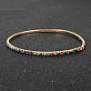 Alloy Rhinestone Cup Chain Bracelets for Women WG1E62A-08-1