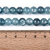 Baking Paint Crackle Glass Beads Strands GLAA-Q106-03A-19-4
